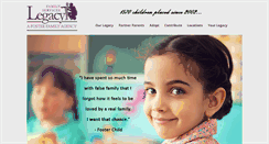 Desktop Screenshot of legacyfamilyservices.com